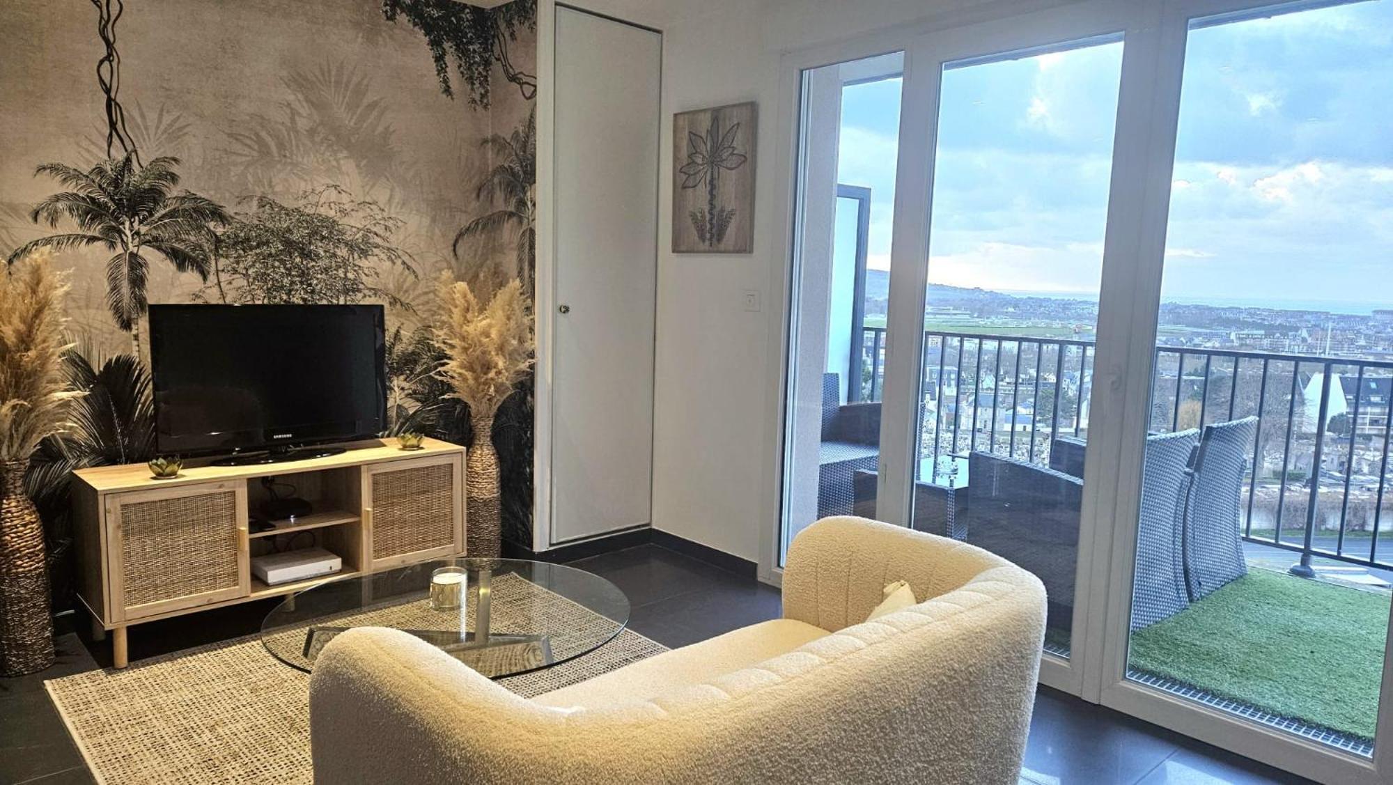 Superbe Appartement T2 Vue Mer Trouville-sur-Mer Bagian luar foto